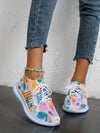 Express Your Vibrant Style with Women's Colorful Print Soft-Soled Running Shoes