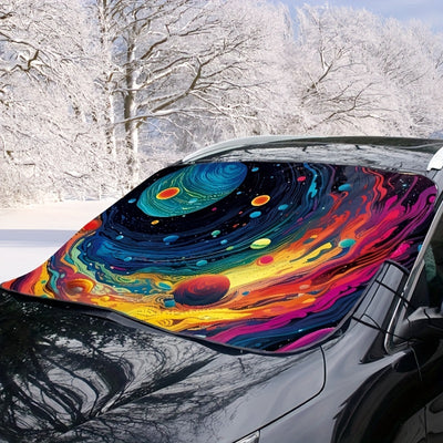 Magic Planet: The Ultimate Dual-Function Car Sunshade and Snowboard Adventure Companion