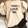 Strike a Bold Statement with Our Women's Plus Size Slogan Print Sweatshirt: The Perfect Blend of Casual and Chic