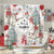 Magical Trojan Nutcracker: Festive Christmas Tree Shower Curtain for Stunning Bathroom Decorations