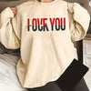 Comfy and Stylish: Women's Plus Size Casual Sweatshirt with Slogan Print