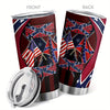 Patriotic 20 oz Insulated Travel Mug: Enjoy Your Favorite Hot and Cold Beverages on the Go!