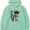 Buck Up Your Style with the Love Bull Print Hoodies: Comfy, Trendy, and Perfect for Autumn-Winter!