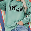 Cozy and Stylish: Women's Letter Print Pullover Sweatshirt for Fall/Winter Fashion