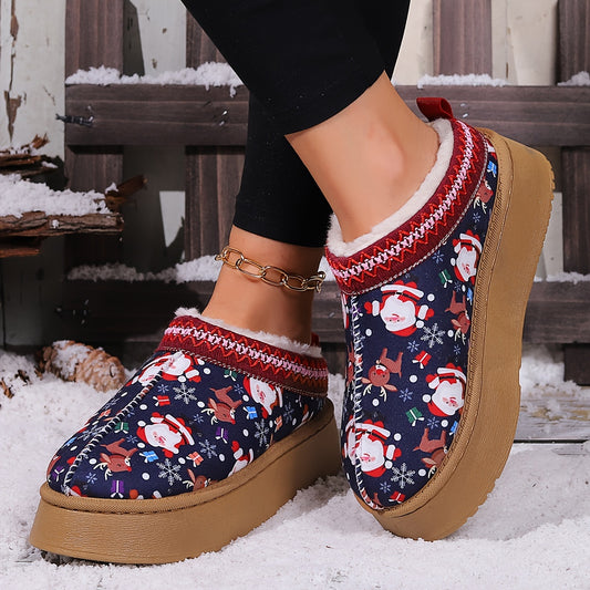 Stay warm and stylish with Festive Footwear Women’s Christmas Snow Boots. Boasting festive patterns of Santa Claus and Snowflake, these boots provide a cozy layer of insulation to keep you warm at any holiday gathering. Perfect for any winter occasion.