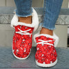 Cozy and Festive: Women's Santa Claus Canvas Shoes - The Perfect Lightweight Christmas Footwear