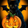 Pumpkin & Black Cat Halloween Blanket: Your Comfy Companion for Spooky Nights