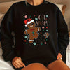 Stylish and Cozy: Women's Plus Size Christmas Casual Sweatshirt with Graphic Letter Print