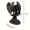 Eagle Majesty: Resin Sculpture for Stylish Living Spaces and Office Décor - The Perfect Gift for Men