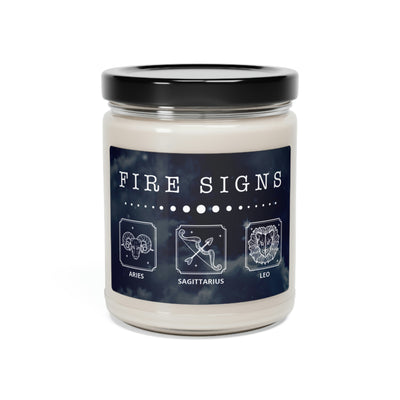 Love Fire Signs Of Zodiac, Fire Signs Candle Template, Zodiac Candle Gift, Soy Candle 9oz CJ42-3