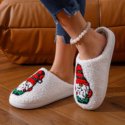 Stay comfortable and fashionable with these Cozy Cartoon Print Fuzzy Slippers. Featuring a slip-on soft sole and non-slip design, they are the perfect shoes for winter and provide plush comfort for all-day wear.