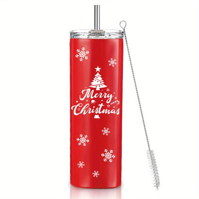 Festive Joy: Christmas Stainless Steel Insulated Tumbler - Perfect Gift for the Holiday Season!