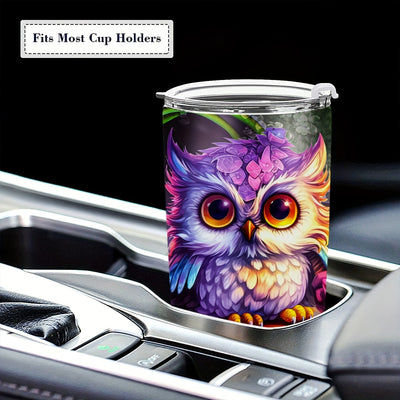 20oz Adorable Owl Tumbler: A Perfect Personalized Gift for Women, Girls, and Animal Lovers