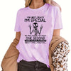 Skull Letter Graphic Tee: A Versatile and Stylish Crew Neck for Women's Casual and Sports Wear