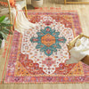 Vintage Boho Foam Area Rug: Oil-Proof Kitchen Rug for Quick-Drying and Absorbency, Ideal for Living Room, Bedroom, Entrance, and More