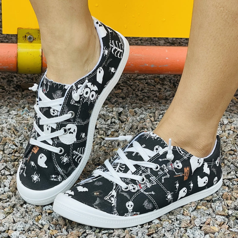 Printed canvas shoes for ladies sale