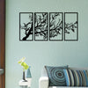 Metallic Elegance: Tree of Life Metal Wall Art Set - Enhance your Home's Ambiance with Exquisite Tree Metal Wall Decor