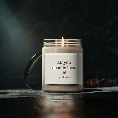 All You Need is Love - Scented Soy Candle, 9oz CJ01