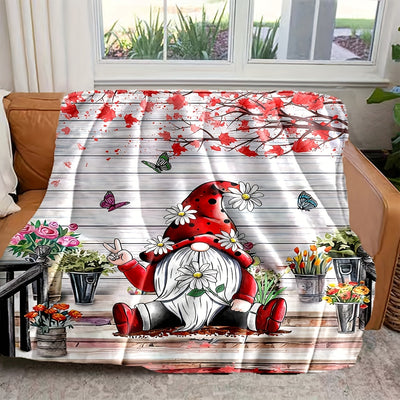 The Dreamy Christmas Delight blanket is a cozy flannel blanket, featuring charming Christmas dwarf prints for extra cheer! Durable and lightweight, it's perfect for home, bed, or on-the-go adventures. Enjoy a dreamy Christmas season with this delightful blanket!