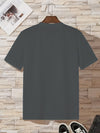 Casual Solid Color Slightly Stretch Round Neck Tee: A Must-Have Cotton T-Shirt for Spring/Summer Wardrobe