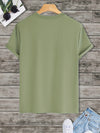 Flamingo Paradise: Men's Casual Tee Tops - Summer Must-Haves by Temu
