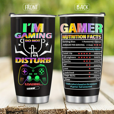 Game On: The Ultimate Gamer's Stainless Steel Tumbler – Perfect for Men, Teen Boys, Girls, and Boyfriends – Stay Refreshed During Epic Gaming Sessions!