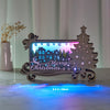 3D Wooden Carving LED Night Light: Merry Christmas Music Box - Perfect Gift for Christmas and New Year