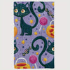 Cozy Cartoon Cat Pumpkin Candy Print Flannel Blanket: Perfect Halloween Gift for All Ages!