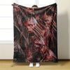 Spooky Horror Skull Print Blanket - Perfect for Halloween Décor and Year-Round Comfort