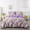 Quicksand Marble Print Duvet Cover Set: Elevate Your Bedroom Décor with this Soft and Breathable Purple Bedding Set(1*Duvet Cover + 2*Pillowcase, Without Core)