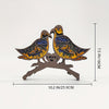 Enchanting Turtle Dove: Exquisite 3D Wooden Art Carving for Home Décor and Memorable Holiday Gift