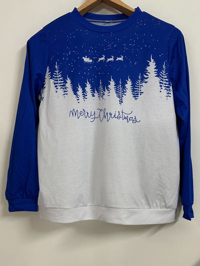 Festive Fashion: Plus Size Christmas Tree Sweatshirt for Women