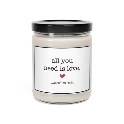 All You Need is Love - Scented Soy Candle, 9oz CJ01