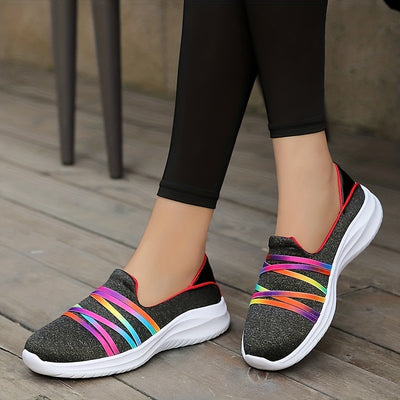 Stylish and Comfortable Women's Lightweight Slip-On Sneakers for Casual Walking