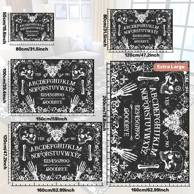 Wicked Game Divination: Halloween Non-Slip Resistant Rug for Spooky Home Décor