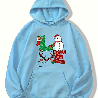 Festive Comfort: Christmas Pattern Hoodie - Dress Casual and Stay Warm this Winter/Fall