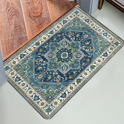 Boho Chic: Non-Slip Vintage Area Rug for Cozy Living Spaces
