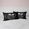 Gothic Skull Print Duvet Cover Set: Stylish and Comfortable Bedding for Kids, Guests, and Masters - Includes 1 Duvet Cover and 2 Pillowcases (No Core)