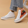 Women's Cartoon Print High Top Canvas Shoes: Stylish, Comfy, and Lightweight