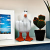 Lucky Duck Hand Gesture Statue: A Creative Garden and Christmas Decoration