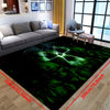 Halloween-Inspired Nuclear Skeleton Rug: Non-Slip, Waterproof, and Machine-Washable for Spooky Home Decor