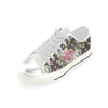 Sweet Rose Shoes, Polka Heart Women's Classic Canvas Shoes