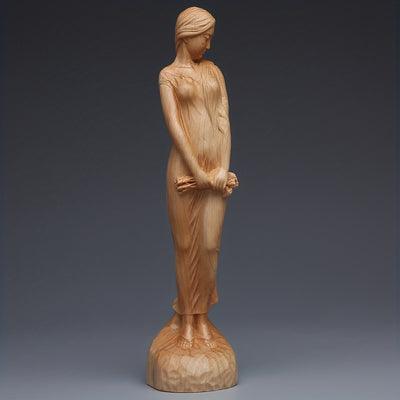 The Exquisite Beauty of Boxwood and Cypress: A Collection of Stunning Wooden Art Carvings