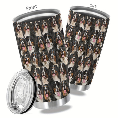 20oz Fun-loving Dog Lovers' Stainless Steel Tumbler: A Perfect Gift for Parents, Relatives, and Friends!