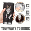 Wildly Stylish and Insulated: 20oz Stainless Steel Tumbler with Animal Print Design - Perfect Halloween Gift for Loved Ones!