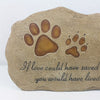 Forever in Our Hearts: Engraved Pet Tombstone - A Creative Memorial Stone for Dogs in Your Garden - Personalized Gifts