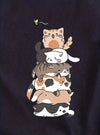 Stylish and Casual: Women's Cat Print Crew Neck T-Shirt - A Must-Have for Spring/Summer Fashion!
