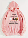 Cute and Cozy: Cartoon Chicken Print Hoodie - A Must-Have for Winter/Fall in Women's Clothing