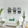 Give your home a unique look with the Natural Themed Cactus Metal Art! This stylish décor piece features intricate metal cut-outs in the shape of a cactus, giving your chosen space a modern and fresh feel. Durable yet lightweight, it's the perfect piece to bring a touch of nature-inspired style to any home, office, or beyond.