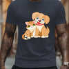 Cute Animal Pattern Printed Men's Graphic Tee: Stylish and Comfortable Summer Outdoor Clothing and Perfect Gift for Men